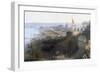 Opening of Railway Line from Naples to Portici, 1840-Salvatore Fergola-Framed Premium Giclee Print