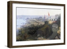 Opening of Railway Line from Naples to Portici, 1840-Salvatore Fergola-Framed Giclee Print