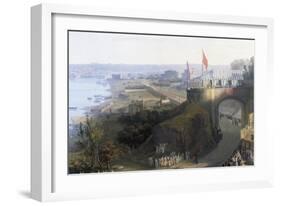 Opening of Railway Line from Naples to Portici, 1840-Salvatore Fergola-Framed Giclee Print