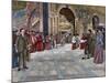 Opening of Sepulchral Monument of Pope Innocent III in the Basilica of St. John Lateran. Italy-null-Mounted Giclee Print