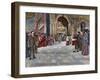 Opening of Sepulchral Monument of Pope Innocent III in the Basilica of St. John Lateran. Italy-null-Framed Giclee Print