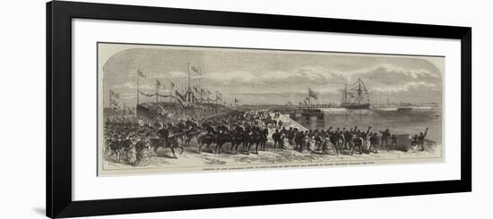 Opening of the Alexandra Dock at King's Lynn-null-Framed Giclee Print