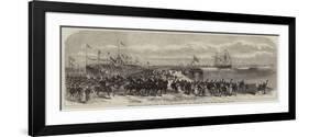 Opening of the Alexandra Dock at King's Lynn-null-Framed Giclee Print