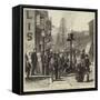 Opening of the American Centennial Festival Exhibition, a Street in Philadelphia-null-Framed Stretched Canvas