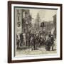 Opening of the American Centennial Festival Exhibition, a Street in Philadelphia-null-Framed Giclee Print