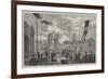 Opening of the Boulevard Du Prince Eugene, at Paris, by the Emperor-Felix Thorigny-Framed Giclee Print