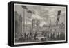 Opening of the Boulevard Du Prince Eugene, at Paris, by the Emperor-Felix Thorigny-Framed Stretched Canvas