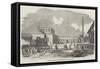 Opening of the Canada Great Western Railway, London Station-null-Framed Stretched Canvas