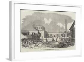 Opening of the Canada Great Western Railway, London Station-null-Framed Giclee Print