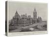 Opening of the Canadian Parliament on 16 March, the Houses of Parliament, Ottawa-null-Stretched Canvas