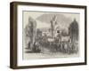 Opening of the Central Somerset Railway, Procession in the Abbey Grounds, at Glastonbury-null-Framed Giclee Print