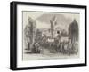 Opening of the Central Somerset Railway, Procession in the Abbey Grounds, at Glastonbury-null-Framed Giclee Print