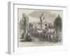 Opening of the Central Somerset Railway, Procession in the Abbey Grounds, at Glastonbury-null-Framed Giclee Print