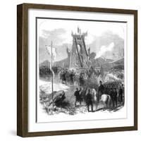 Opening of the Clifton Suspension Bridge, Bristol, 1864-null-Framed Giclee Print