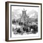 Opening of the Clifton Suspension Bridge, Bristol, 1864-null-Framed Giclee Print