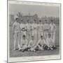 Opening of the Cricket Season, the Surrey Team-null-Mounted Giclee Print