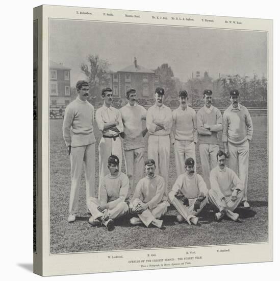 Opening of the Cricket Season, the Surrey Team-null-Stretched Canvas