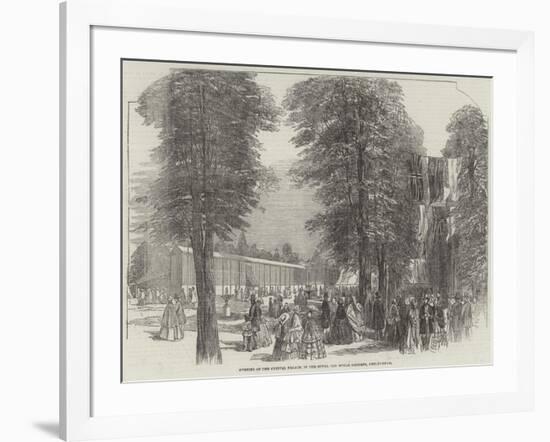 Opening of the Crystal Palace, in the Royal Old Wells Gardens, Cheltenham-null-Framed Giclee Print