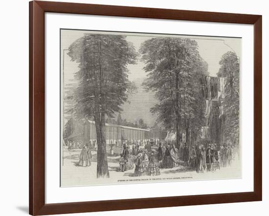 Opening of the Crystal Palace, in the Royal Old Wells Gardens, Cheltenham-null-Framed Giclee Print