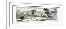 Opening of the Deniliquin and Echuca Railway: Echuca, South Australia, 1876-null-Framed Giclee Print