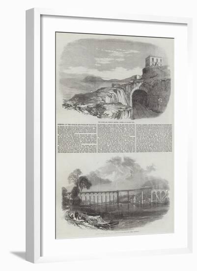 Opening of the Dublin and Wicklow Railway-null-Framed Giclee Print