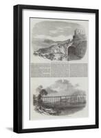 Opening of the Dublin and Wicklow Railway-null-Framed Premium Giclee Print