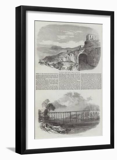 Opening of the Dublin and Wicklow Railway-null-Framed Premium Giclee Print