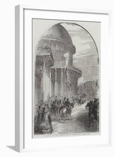 Opening of the Dublin Great Industrial Exhibition-null-Framed Giclee Print