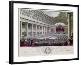 Opening of the Estates General at Versailles, 5th May 1789-Isidore Stanislas Helman-Framed Giclee Print