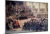 Opening of the Estates General at Versailles on 5th May 1789, 1839-Louis Charles Auguste Couder-Mounted Giclee Print