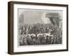 Opening of the First Cape Parliament, in the State-Room, Cape Town-null-Framed Giclee Print