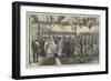 Opening of the First Railway in Japan, Arrival of the Mikado-Felix Regamey-Framed Giclee Print