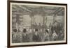 Opening of the First Railway in Japan-Felix Regamey-Framed Giclee Print