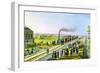 Opening of the First Railway Line from St Petersburg to Pavlovsk, Russia, 1830S-null-Framed Giclee Print