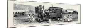 Opening of the First Rajpootana State Railway to Ulwar: the First Engine That Entered Ulwar-null-Mounted Giclee Print