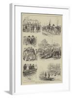 Opening of the Fishing Season, on the Thames-null-Framed Giclee Print