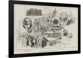 Opening of the Gamble Institute, St Helens-Henry Charles Seppings Wright-Framed Giclee Print