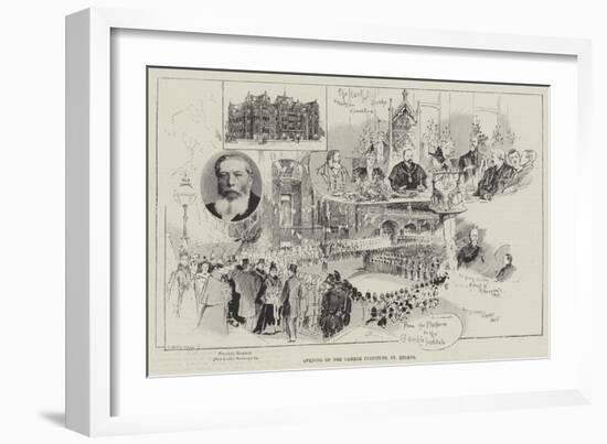 Opening of the Gamble Institute, St Helens-Henry Charles Seppings Wright-Framed Giclee Print