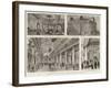 Opening of the Grand Hotel, Trafalgar Square-null-Framed Giclee Print