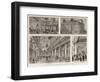Opening of the Grand Hotel, Trafalgar Square-null-Framed Giclee Print