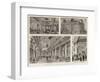 Opening of the Grand Hotel, Trafalgar Square-null-Framed Giclee Print