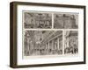 Opening of the Grand Hotel, Trafalgar Square-null-Framed Giclee Print