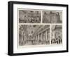 Opening of the Grand Hotel, Trafalgar Square-null-Framed Giclee Print