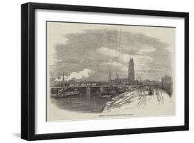 Opening of the Great Northern Railway, Boston-null-Framed Giclee Print