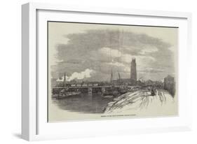 Opening of the Great Northern Railway, Boston-null-Framed Giclee Print