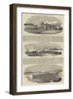 Opening of the Great Northern Railway-null-Framed Giclee Print