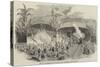 Opening of the Imperial Petropolis Railway, Brazil, Benediction of the Locomotives-null-Stretched Canvas