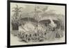 Opening of the Imperial Petropolis Railway, Brazil, Benediction of the Locomotives-null-Framed Giclee Print