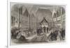 Opening of the Italian Exposition at Florence by Victor Emmanuel-null-Framed Giclee Print