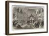 Opening of the Italian Exposition at Florence by Victor Emmanuel-null-Framed Giclee Print